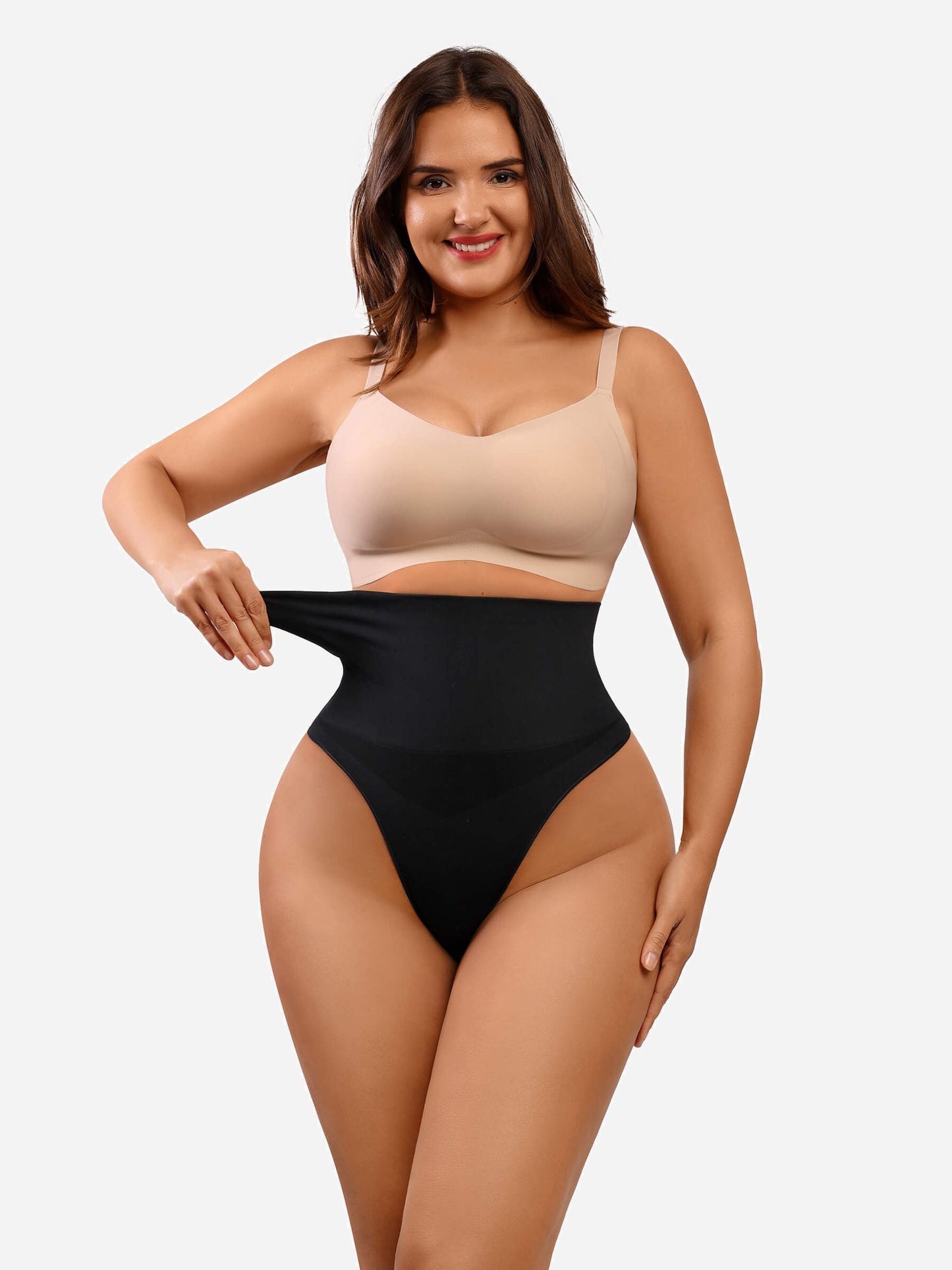 Tummy Control Shapewear Thong Bone Slimming Briefs