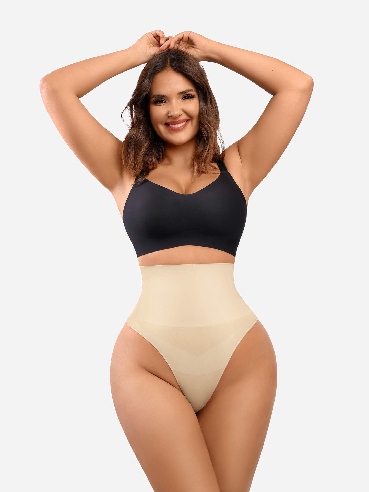 Tummy Control Shapewear Thong Bone Slimming Briefs